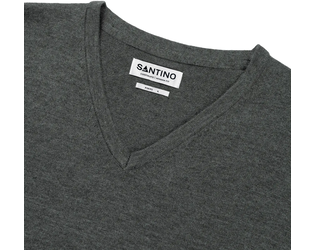 Santino Pullover Porto Dark Grey, S